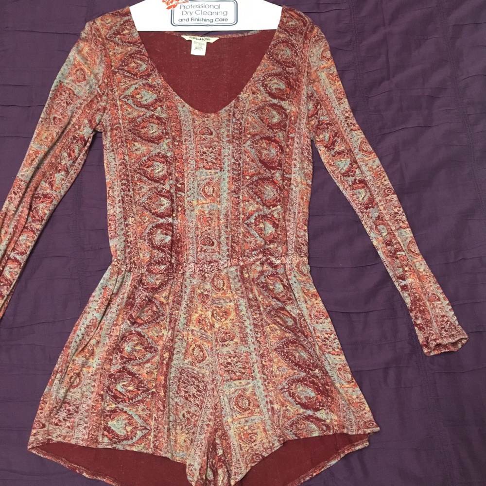 Paisley billabong romper